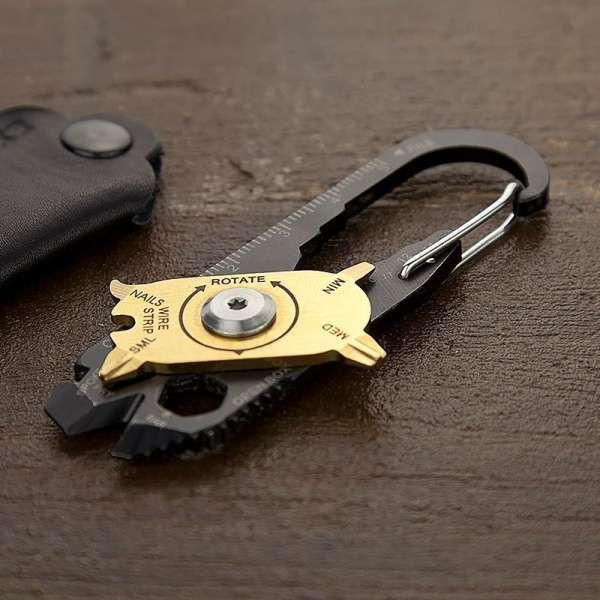 Móc khóa kim loại đa năng 20 in 1