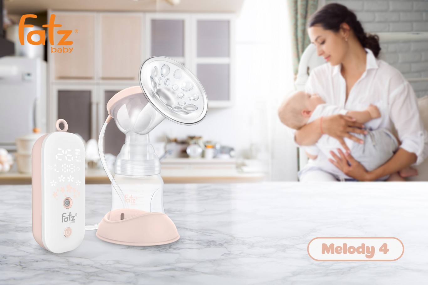 Máy Hút Sữa Điện Đơn Fatzbaby Melody 4 / FB1029VN