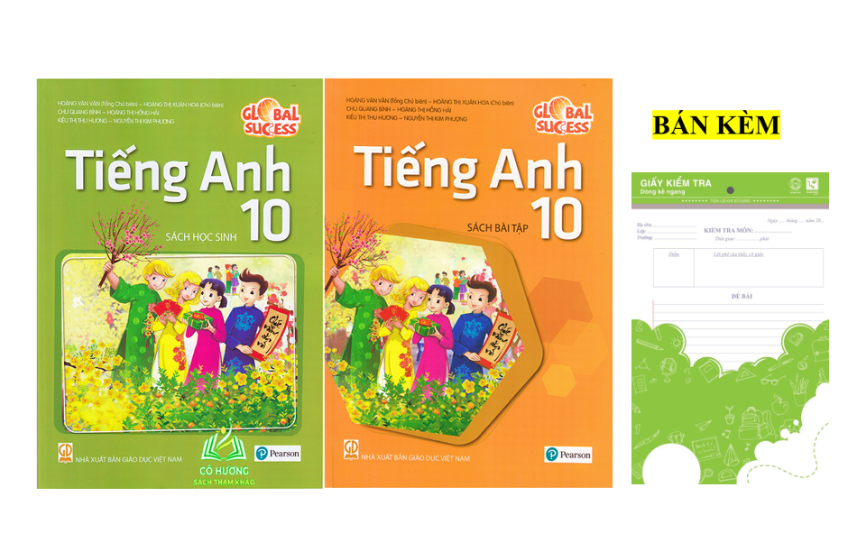 Sách - Combo Tiếng Anh 10 Global Success - Sách học sinh + Sách bài tập #huongbook