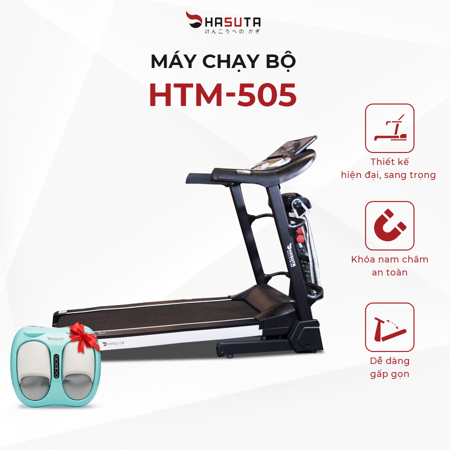 Máy chạy bộ đa năng tại nhà HTM-505 - Hàng chính hãng