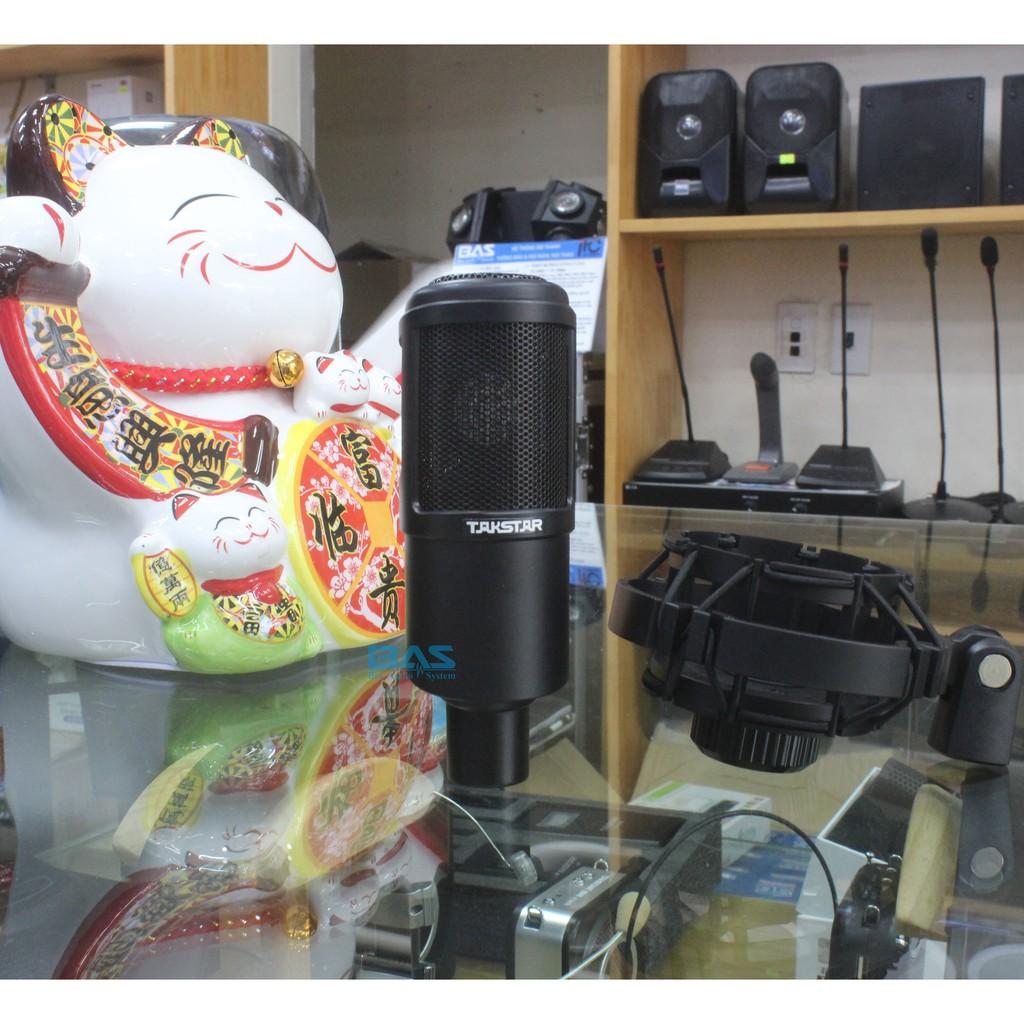 Micro thu âm TAKSTAR PC K-320, mic livestream, mic hát karaoke chính hãng TAKSTAR