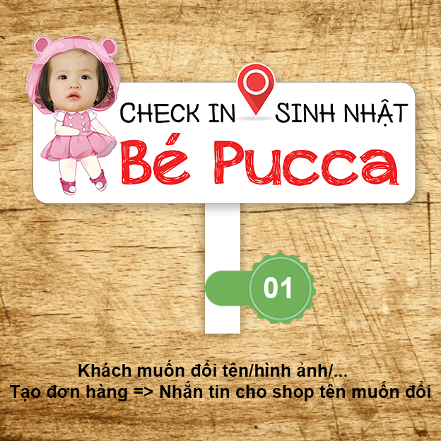 Bảng hashtag sinh nhật MS 01
