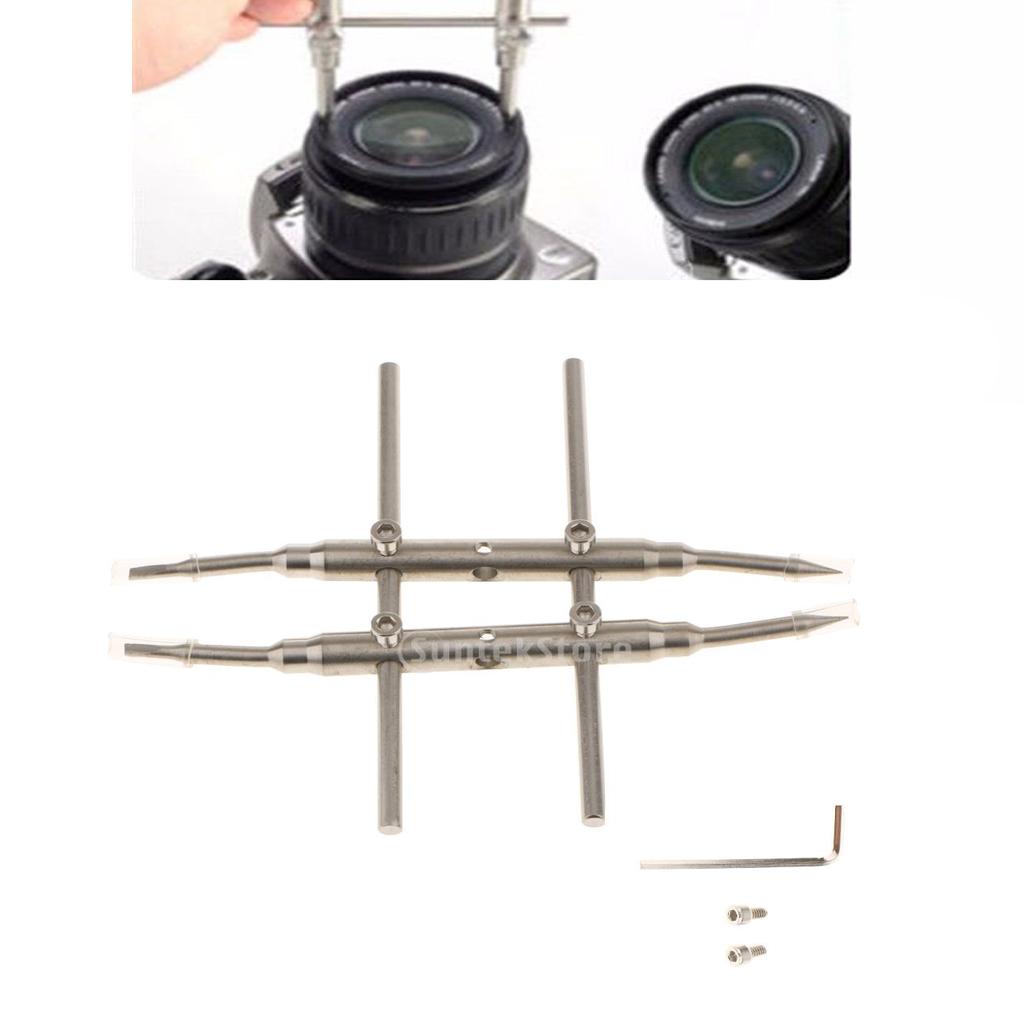 Professional Spanner Wrench Open Tool for 0-130mm Lens Repair Pointed