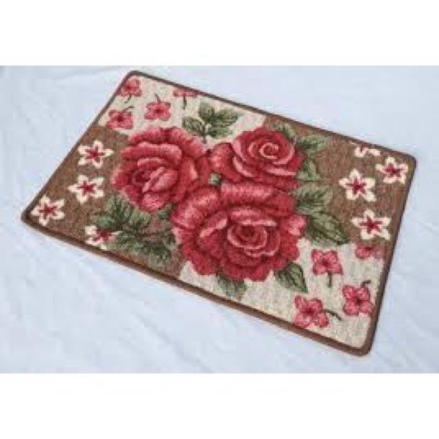 Set 2 thảm hoa 3D bo viền sang chảnh