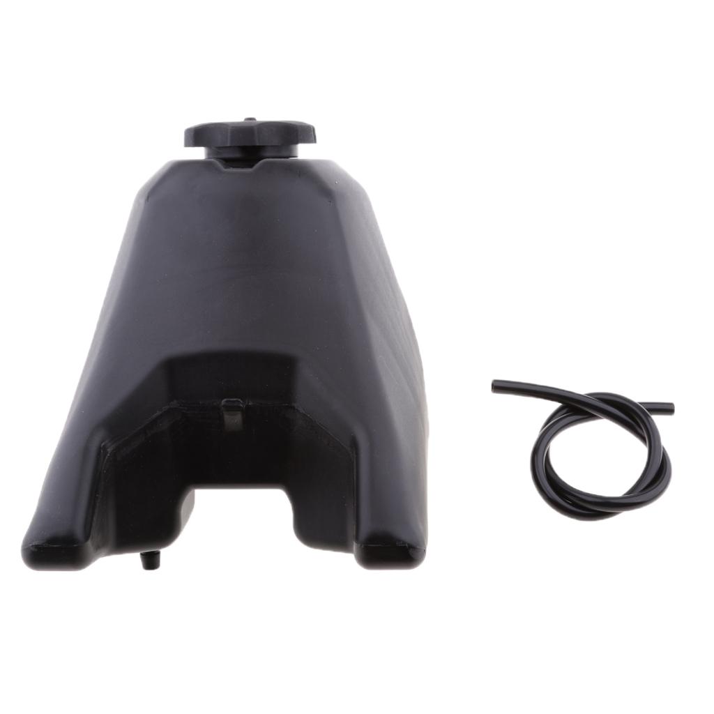 Fuel Tank + Fuel Cap + Hose for Yamaha PW50 Peewee PY50 Black