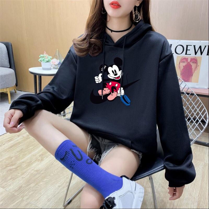 Áo Hoodie Lông Cừu Dáng Rộng Phong Cách Harajuku Thời Trang Thu Đông Lzd1584 Cho Nam Và Nữ