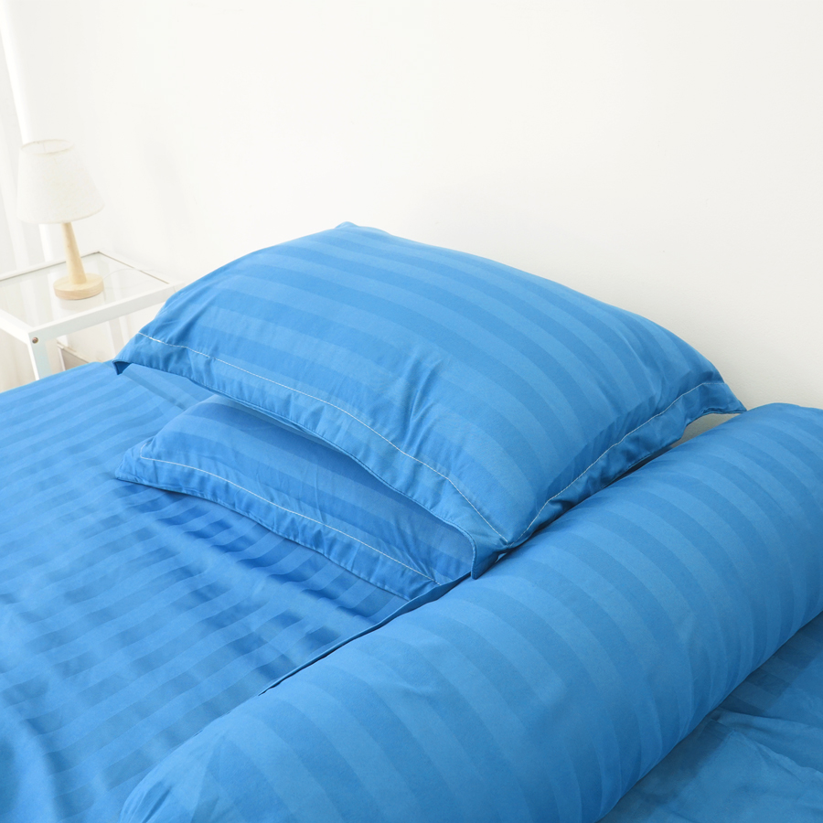Bộ Chăn Ga Gối Mền Khách Sạn Thuần Việt Cao Cấp S16 - Drap Mền Khách Sạn Mỏng Mịn, Chất Vải Mát Mẻ