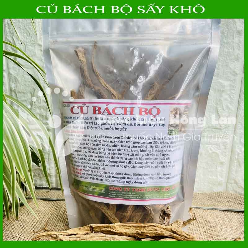 Củ Bách Bộ khô sạch đóng gói 1kg