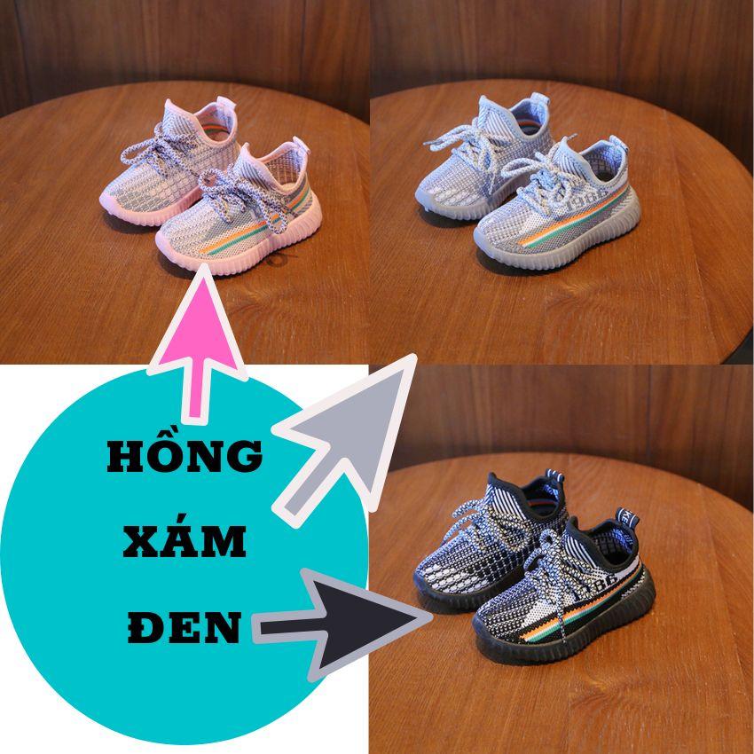 Giày Thể Thao Bé Trai Bé Gái 1-6 Tuổi,Giày Sneaker Cho Bé Năng Động Nhiều Màu ,Đế Êm Chân Thông Hơi Thoáng Khí GE07