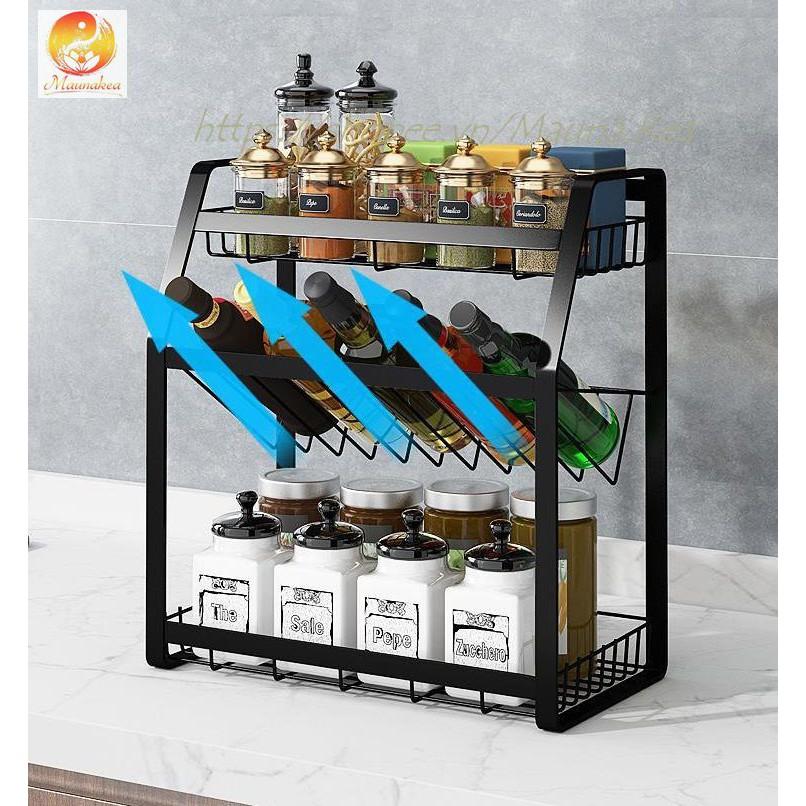 Kệ Để Đồ Gia Vị Nhà Bếp Đa Năng Tiện Dụng
