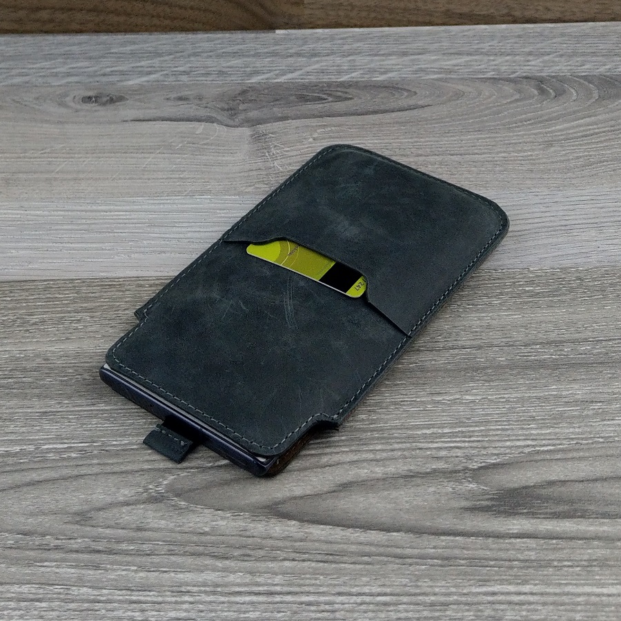 Bao Da dây rút dành cho Iphone 12 Mini Da Bò