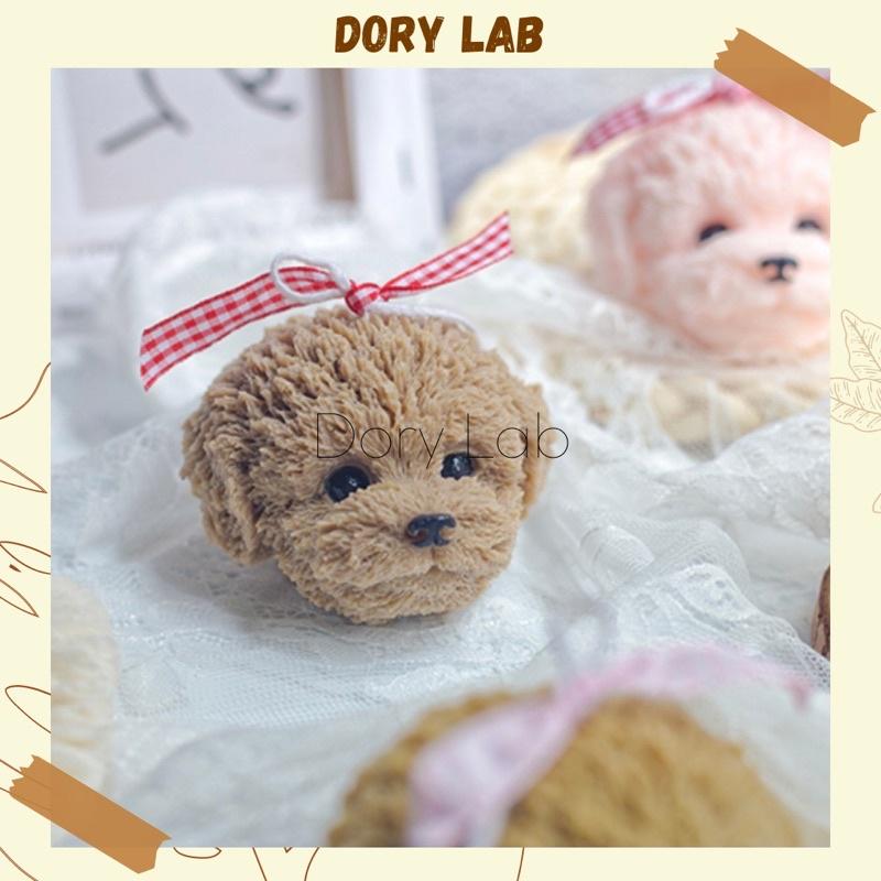 Nến Thơm Đầu Cún Handmade Không Khói Nhiều Màu Sắc, Phụ Kiện Decor, Quà Tặng - Dory Lab