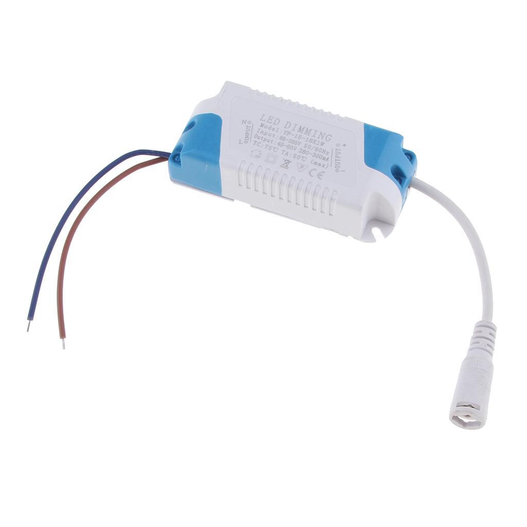 Dimmable LED Power Supply DC 45-60V 300mA 15-18x1W For LED Downlights