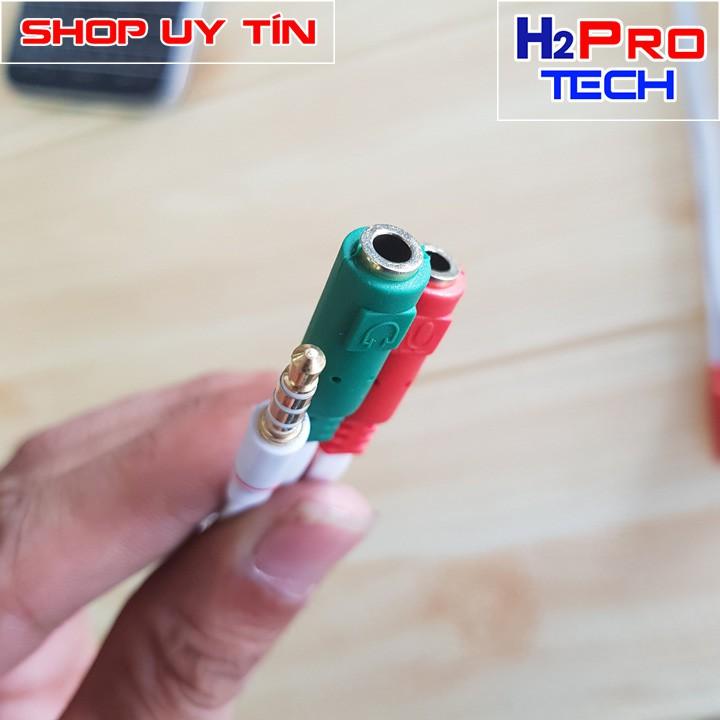 Cáp chia Tai Nghe 3.5 ra Mic và Loa - Jack Chia (Gộp) Cổng Tai Nghe- Loại đẹp