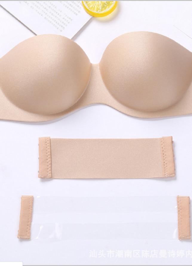Áo ngực không dây dành cho áo hở lưng kèm dây lưng trong - da - 36C