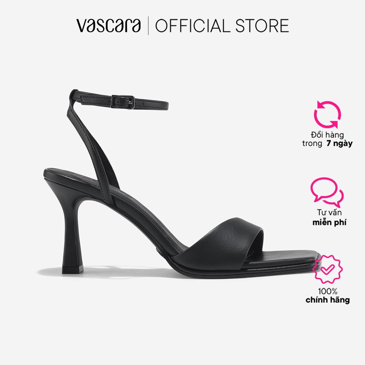 Vascara Giày Sandal Quai Bản Cách Điệu - SDN 0803