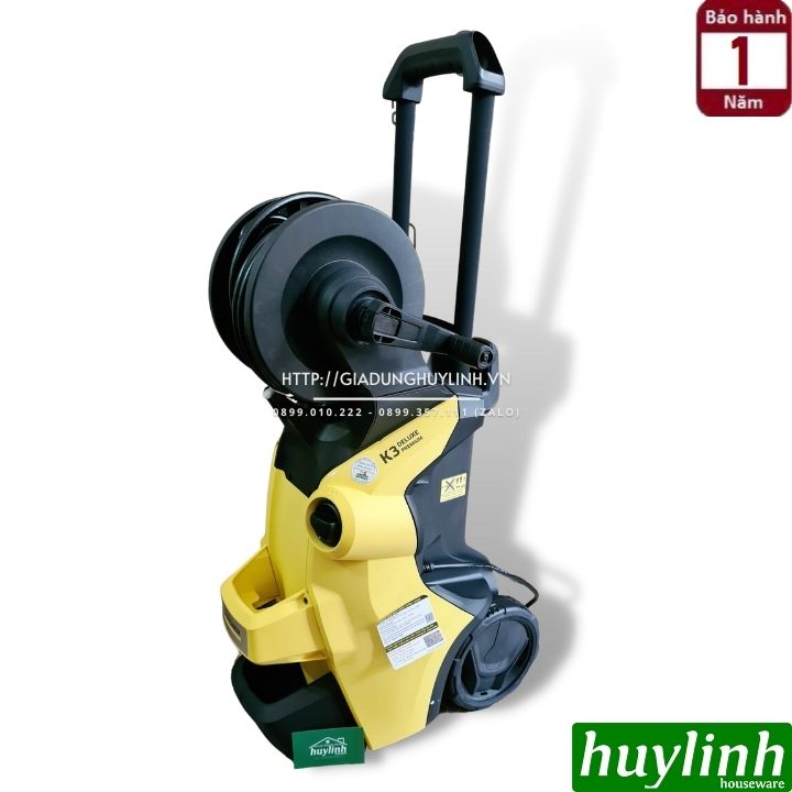 Máy xịt rửa xe cao áp Karcher K3 Deluxe Premium - 1600W - Motor cảm ứng từ - Hàng chính hãng