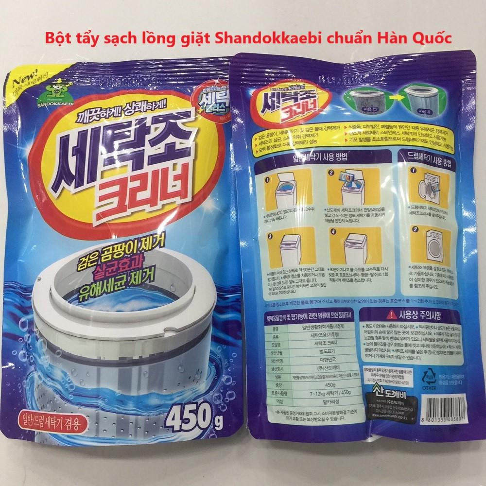 ️ Bột Tẩy Vệ Sinh ️ Bột Tẩy Lồng Máy Giặt Hàn Quốc