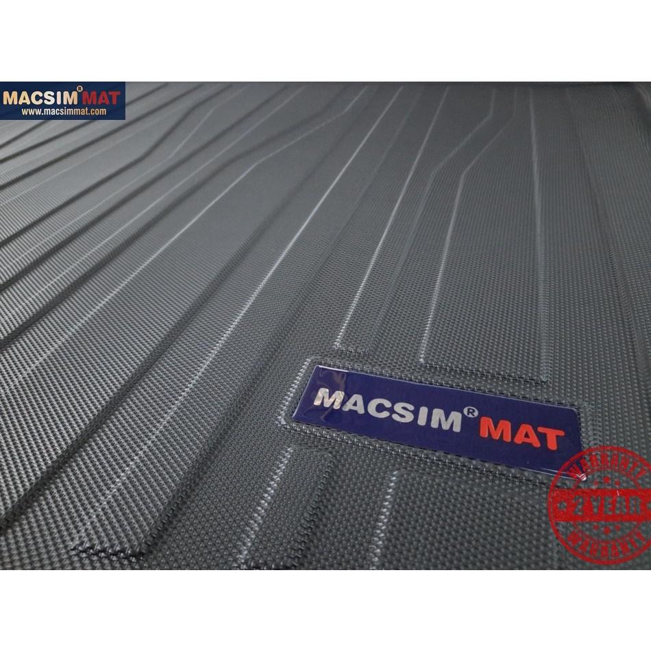 Thảm lót cốp xe ô tô LANDROVER Discovery 7 chỗ nhãn hiệu Macsim chất liệu TPV cao cấp màu đen