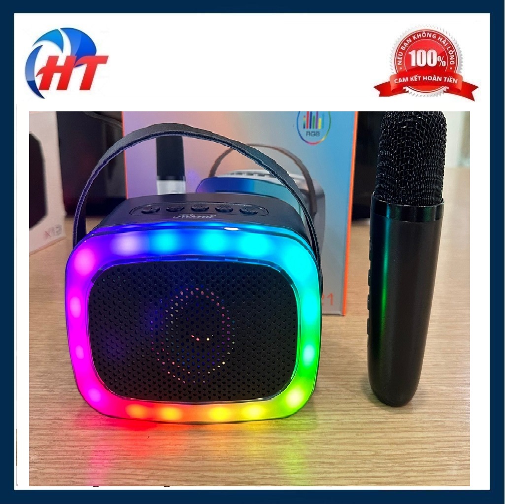 LOA KARAOKE BLUETOOTH G21 TẶNG KÈM MICRO VỚI ÂM BASS SIÊU CHẤT LƯỢNG-HT