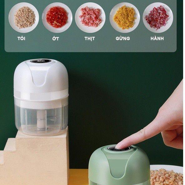 MÁY XAY TỎI PIN SẠC BABY - 250ML (GUALITY UFE)