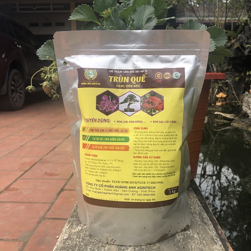 Phân sinh học Trùn Quế dạng viên nén gói 1kg