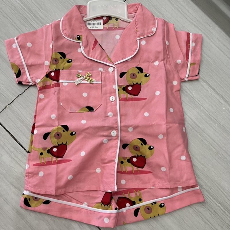 Bộ Pijama Kate Thái Tay Ngắn Cho Bé Gái Từ 10-28 kg