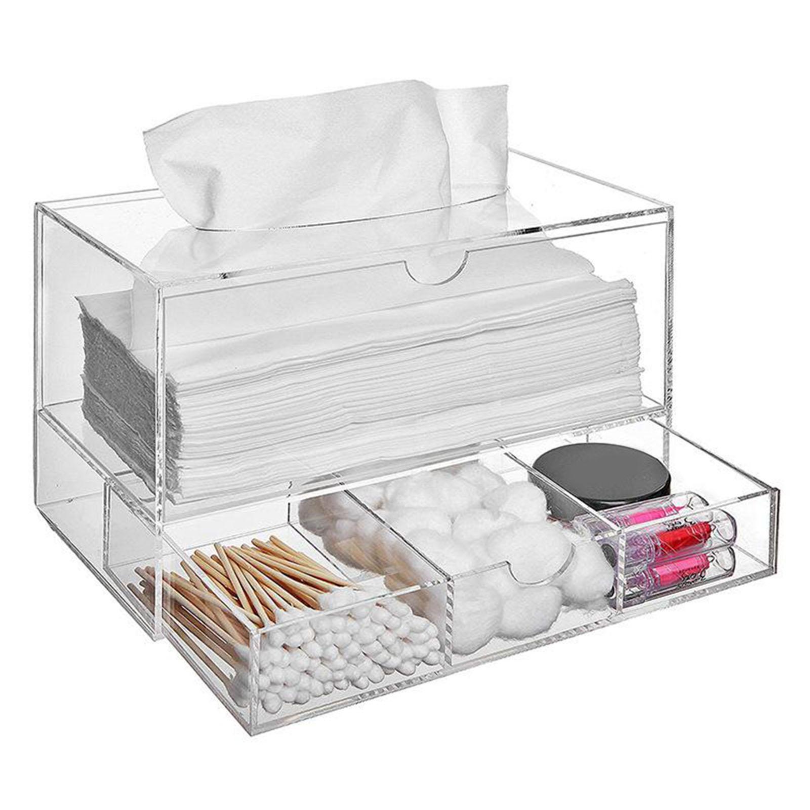 New Acrylic Makeup Organizer Rack Jewelry Holder Storage Box Case Clear
