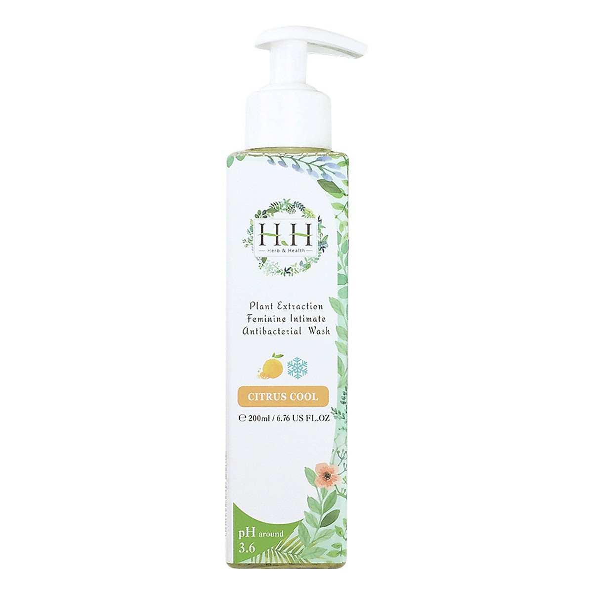 Dung Dịch Vệ Sinh Phụ Nữ Chiết Xuất Tự Nhiên HH (200ml)