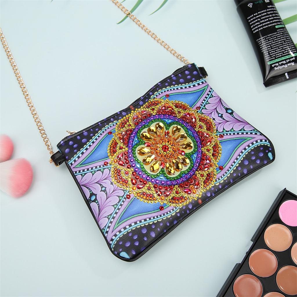 Mini Handbag Diamond Painting Leather Chain Shoulder Bags