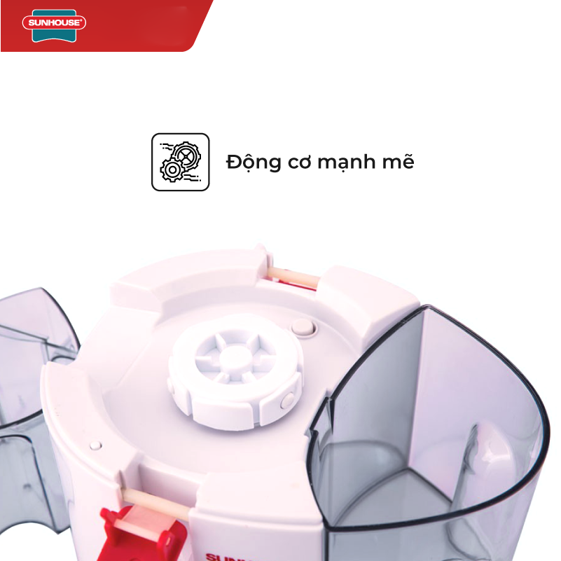 Máy Ép Trái Cây Sunhouse SHD5520 - Đỏ - Hàng chính hãng