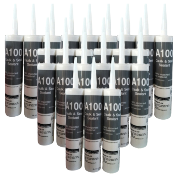 Keo Silicone A100-25 chai; Hộp=25 chai/300ml; Màu trắng sứ