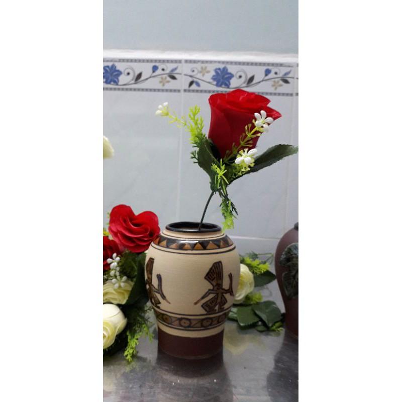 Bình sứ tráng men cao