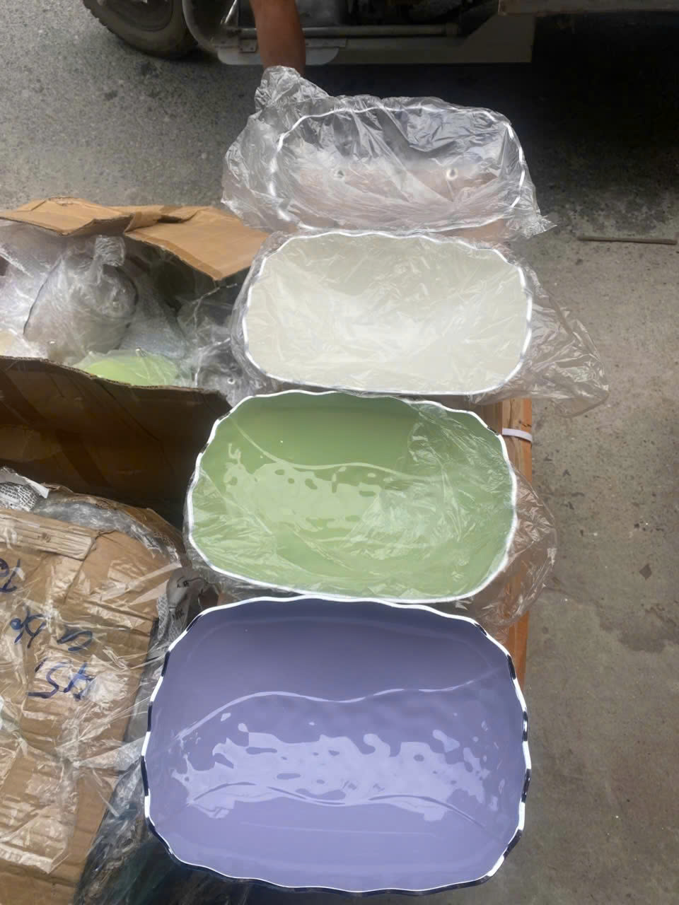 Đĩa Meka Cao Cấp Có Chân Đế Viền Ánh Kim – Khay Đựng Trái Cây- Khay Bánh KẹoTết, Hoa Quả, Decor Bàn Trà Phòng Khách - HÀNG CHÍNH HÃNG MINIIN