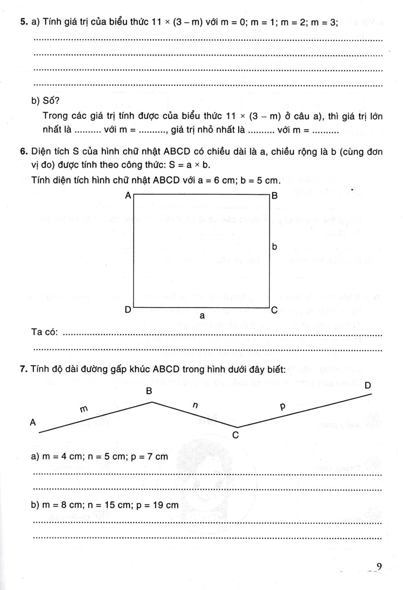 Bài Tập Nâng Cao Toán 4 - Dạng Vở Thực Hành (Dùng Chung Cho Các Bộ SGK Hiện Hành) _HA