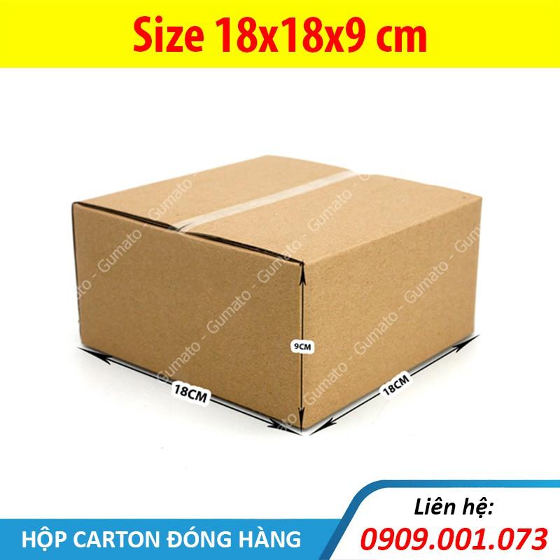 Hộp giấy P41 size 18x18x9 cm, thùng carton gói hàng Everest