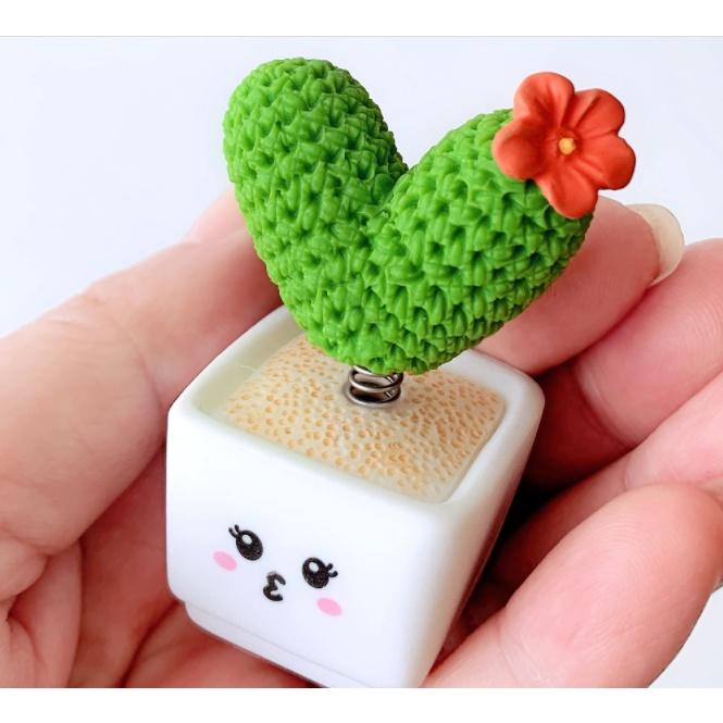 Set trang trí taplo ô tô hình chữ LOVE xương rồng xinh xắn loại to, đẹp - Hoàng Đông Shop