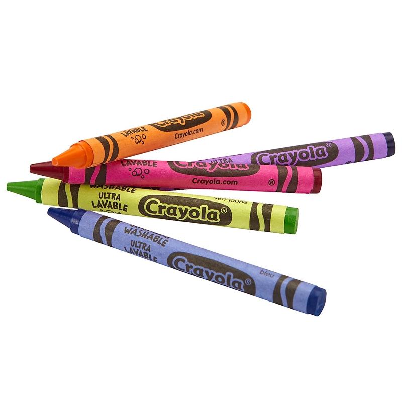 Hộp 24 Bút Màu Sáp Rửa Được - Crayola 526924