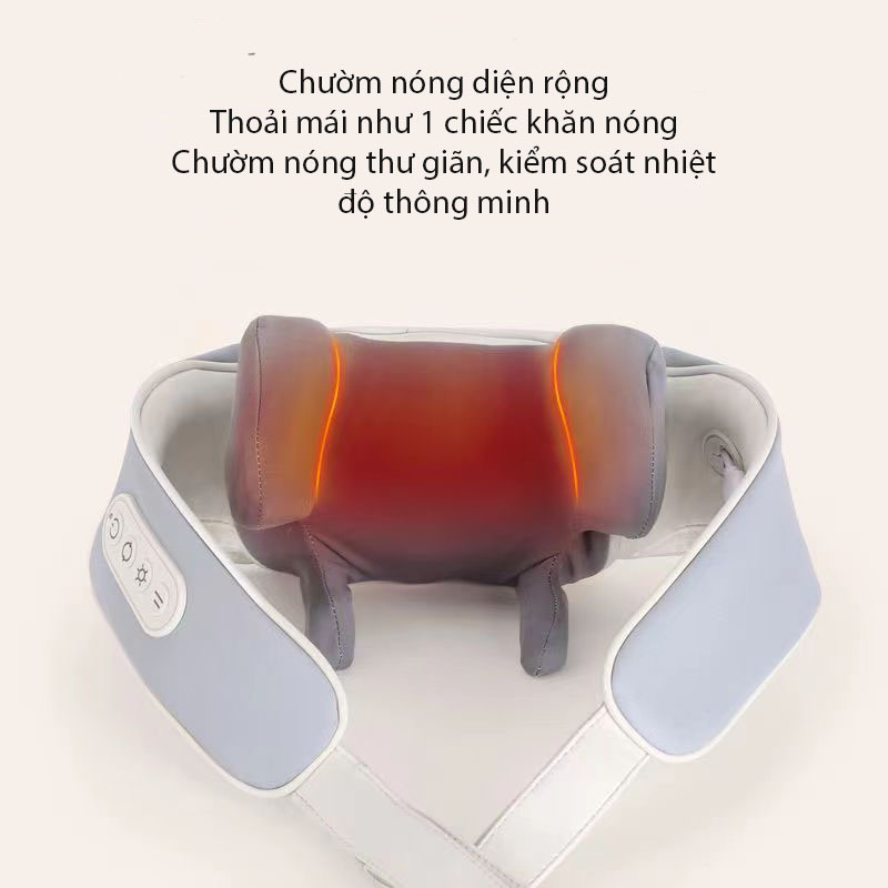 ￼Máy Massage Cổ Vai Gáy 6D, Gối massage cổ vai gáy, Cải Thiện Sức Khỏe Dành Cho Mọi Người