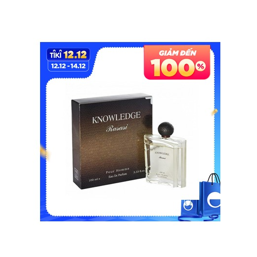 Tinh dầu nước hoa nam Dubai Rasasi Knowledge Pour Homme EDP 100ML