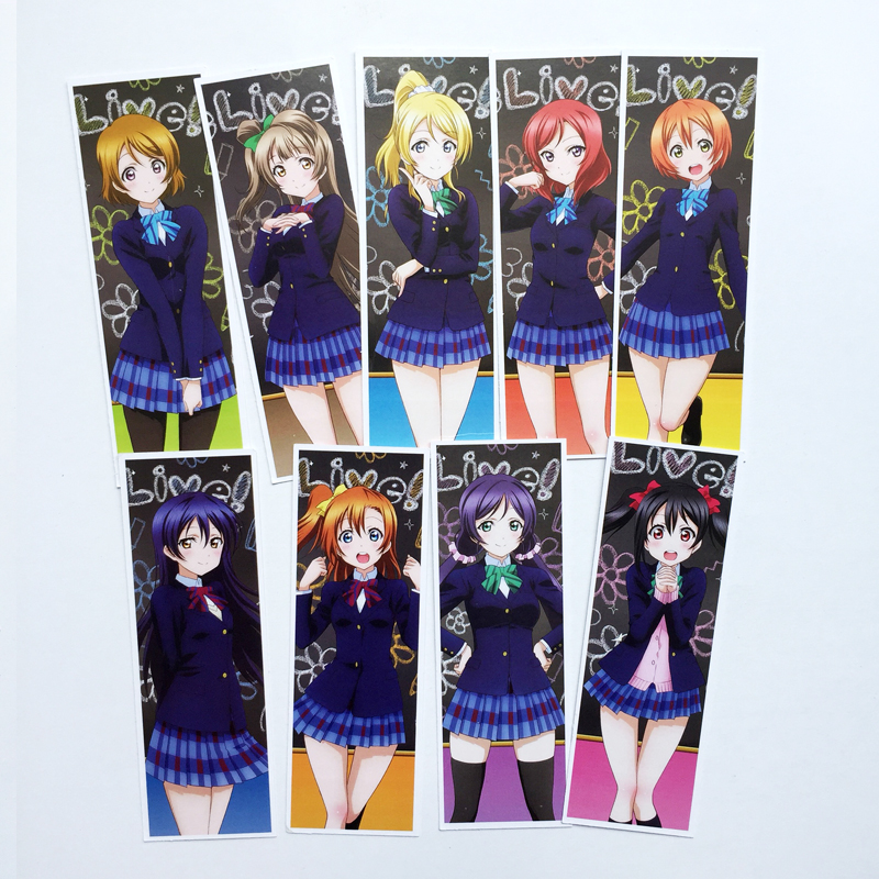 Bộ 36 Thẻ Đánh Dấu Trang Sách Bookmark Anime Love Live! School Idol Project