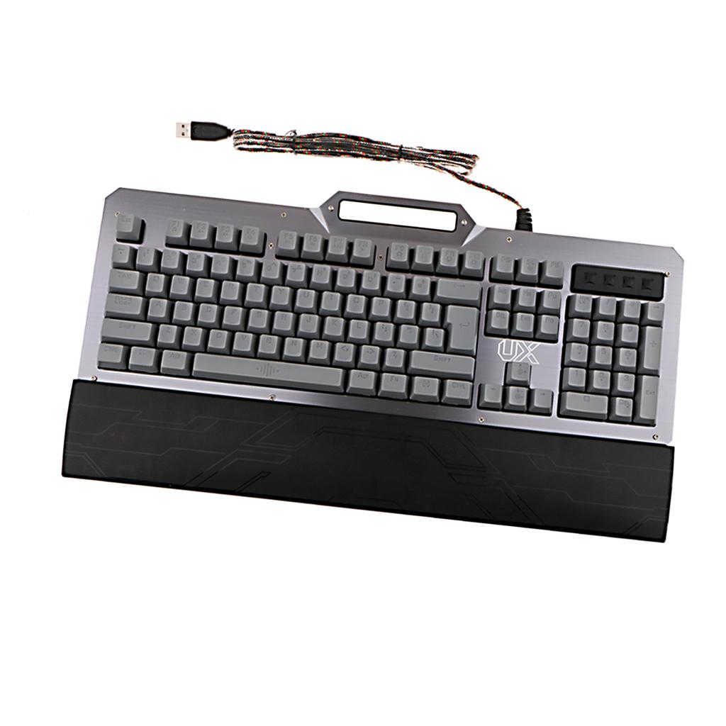 104 Keys K-26 Ergonomic Backlit Gaming Mechanical USB Wired Keyboard