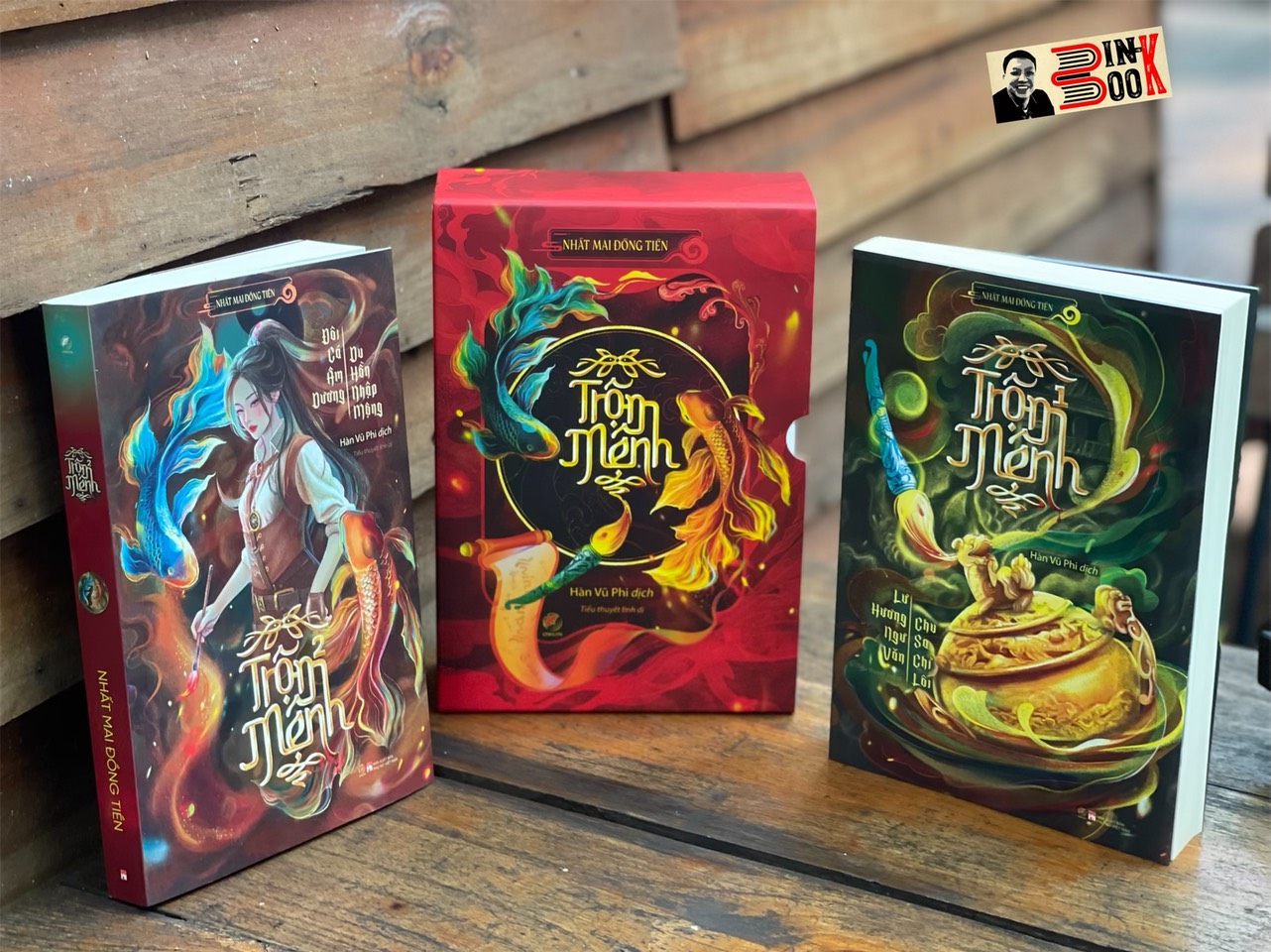 (Boxset 2 tập – Tặng kèm bookmark + móc khoá hình cá âm dương) TRỘM MỆNH – Nhất Mai Đồng Tiền – Hàn Vũ Phi dịch - Linh Lan Books