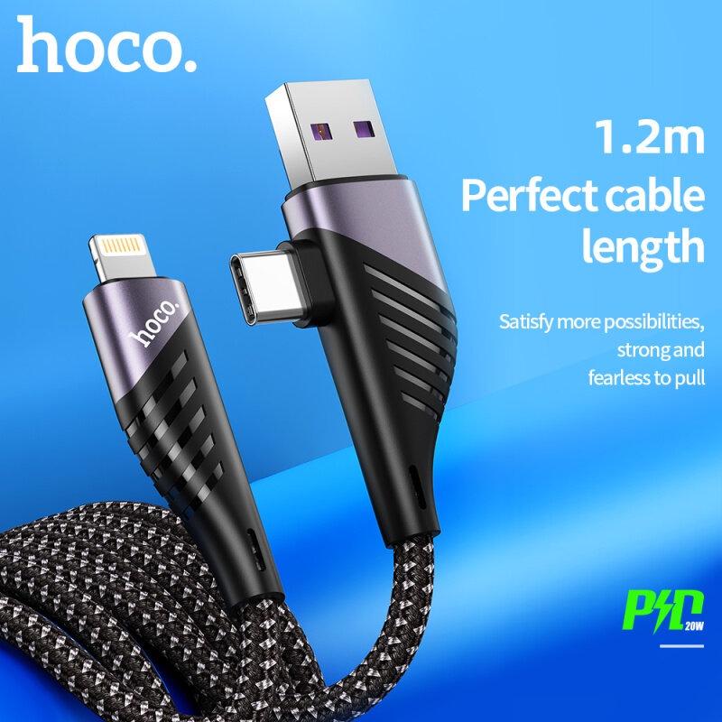 Dây cáp sạc nhanh HOCO micro USB C 20w tiện lợi cho iPhone 12/11 pro