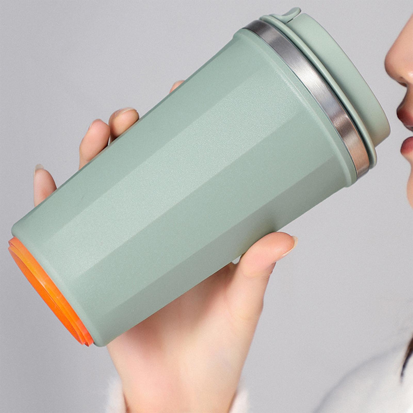Tách cà phê bằng thép không gỉ 500ml có thể tái sữ dụng chống va đập, chống bỏng