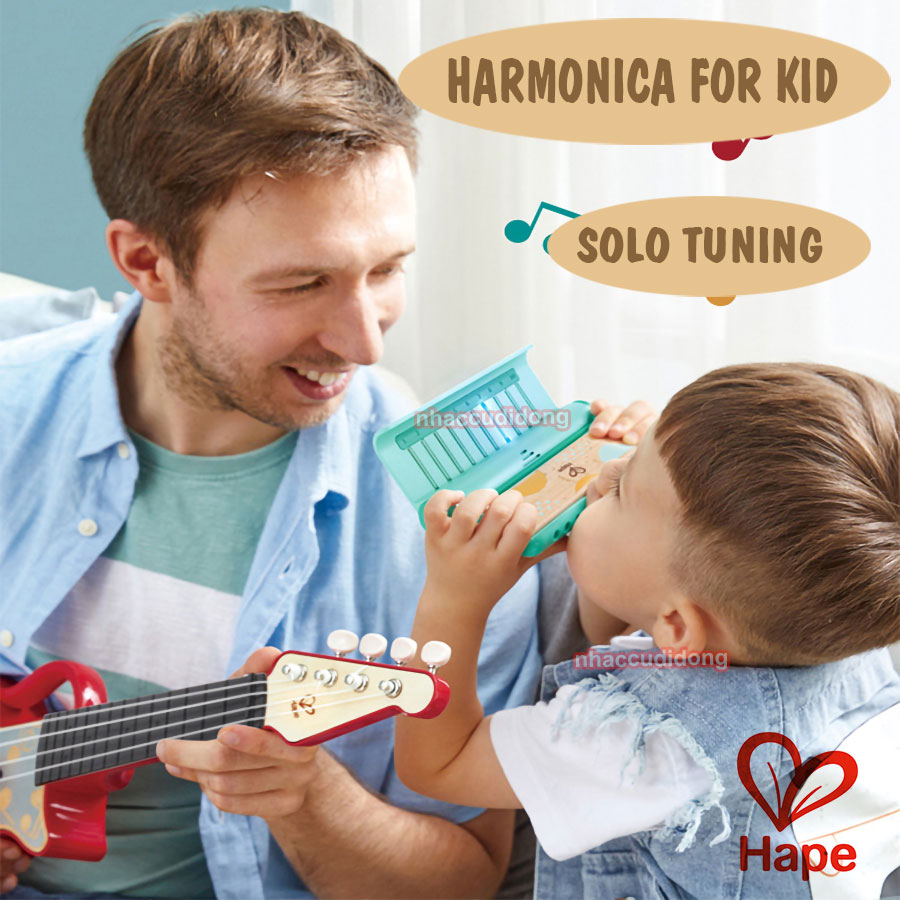 Kèn harmonica diatonic Hape Solo Tuning Cho Trẻ Từ 3 Tuổi Trở Lên