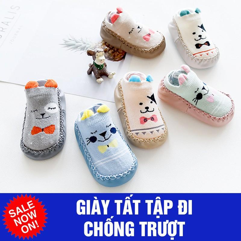 Set 3 đôi giầy tập đi chống trượt cho bé