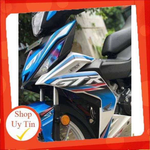 Tem rời winner GTR trắng xanh