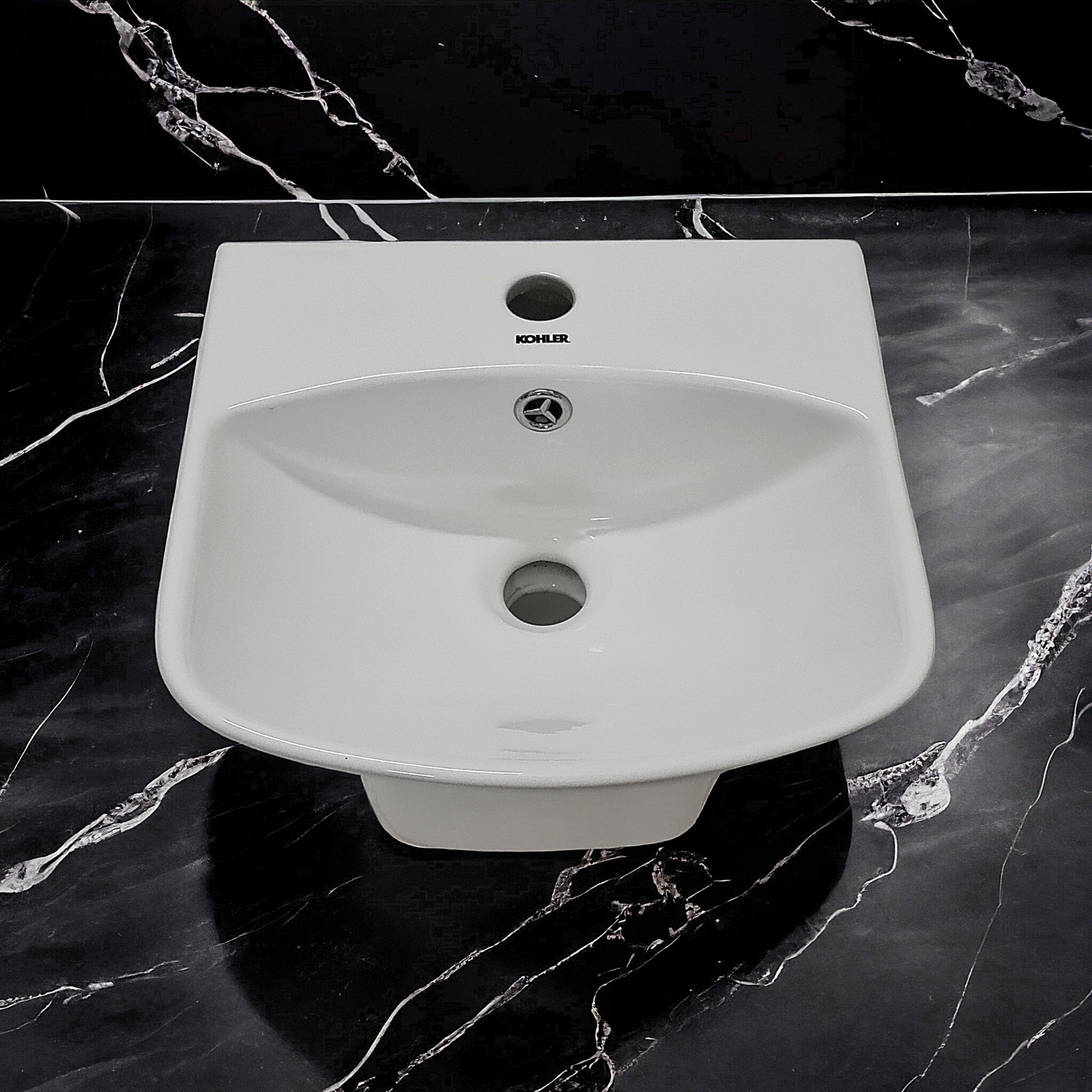 Chậu lavabo liền khối mini 36*35cm