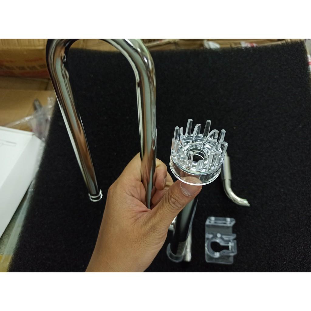 In out phi 16 lọc váng "XOAY" WYIN- đầu out xoay 360 độ - in out inox có lọc váng - bộ in out thủy sinh - shopleo